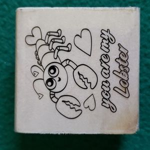 FRIENDS Lobster Wooden Stamp